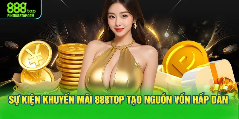 Sự kiện khuyến mãi 888TOP tạo nguồn vốn hấp dẫn